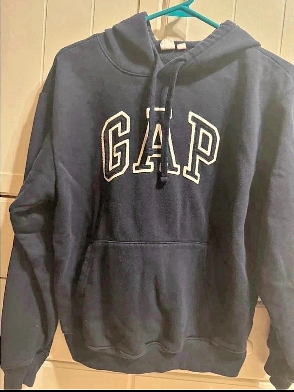 Gap VintageSoft Arch Logo Hoodie Black XS